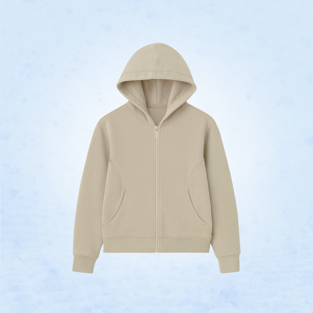 短版四季豆腐外套-卡其