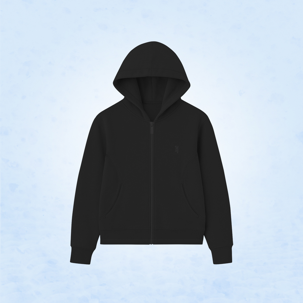 短版四季豆腐外套-黑色