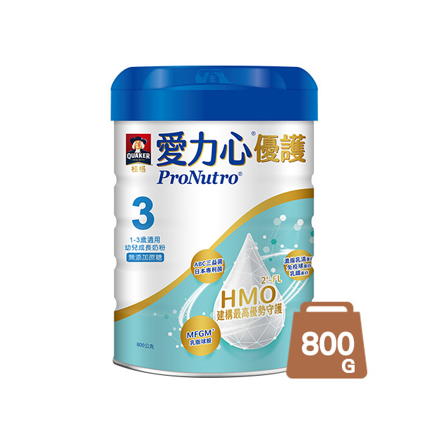桂格愛力心優護 3號幼兒成長奶粉３罐組 (800g/罐)