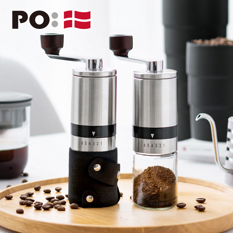 (預購4月底出貨)PO: 丹麥手動式不銹鋼研磨咖啡器2.0(黑)(不鏽鋼磨芯)