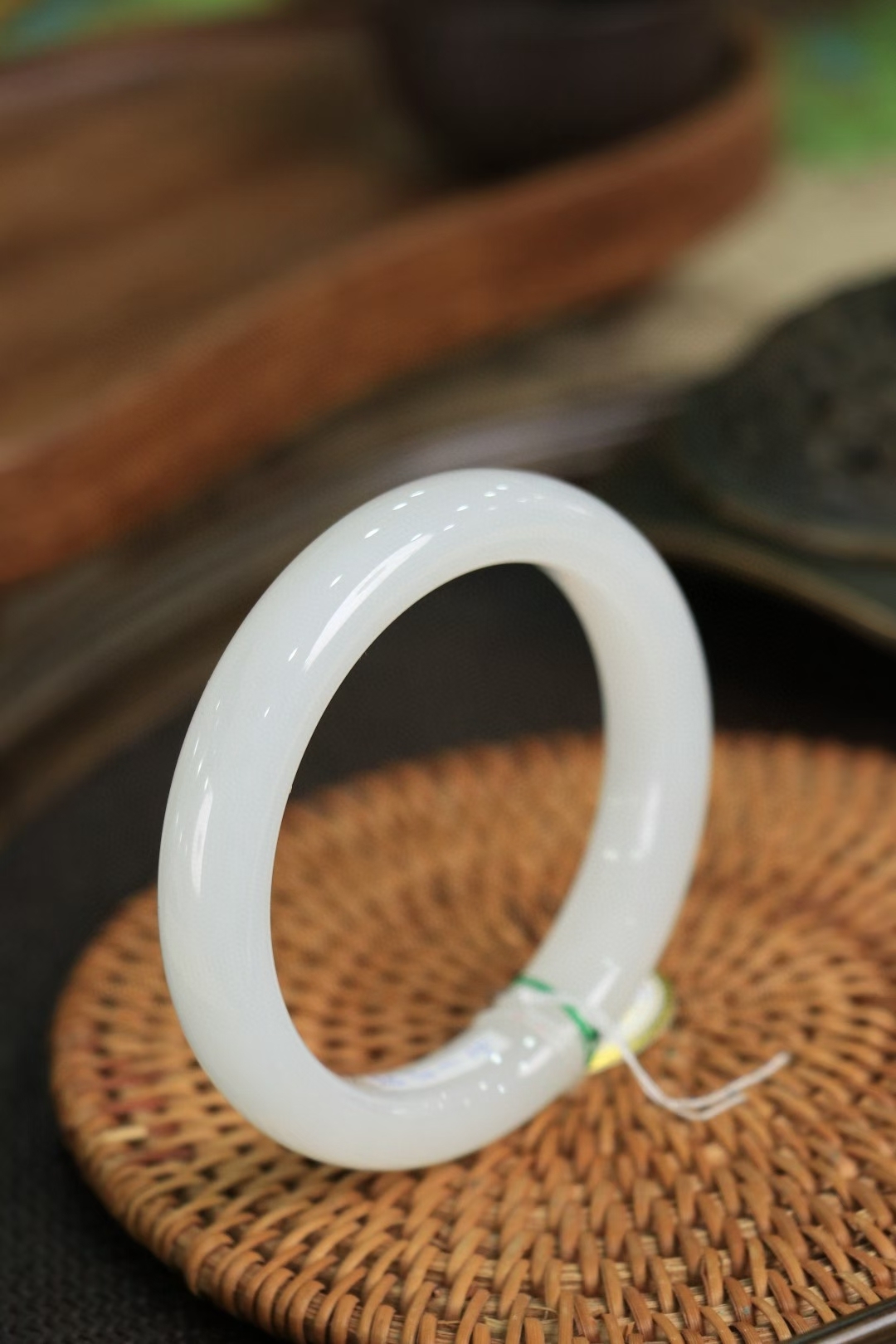 126152 57mm和田玉老坑山料手鐲 (56-58)