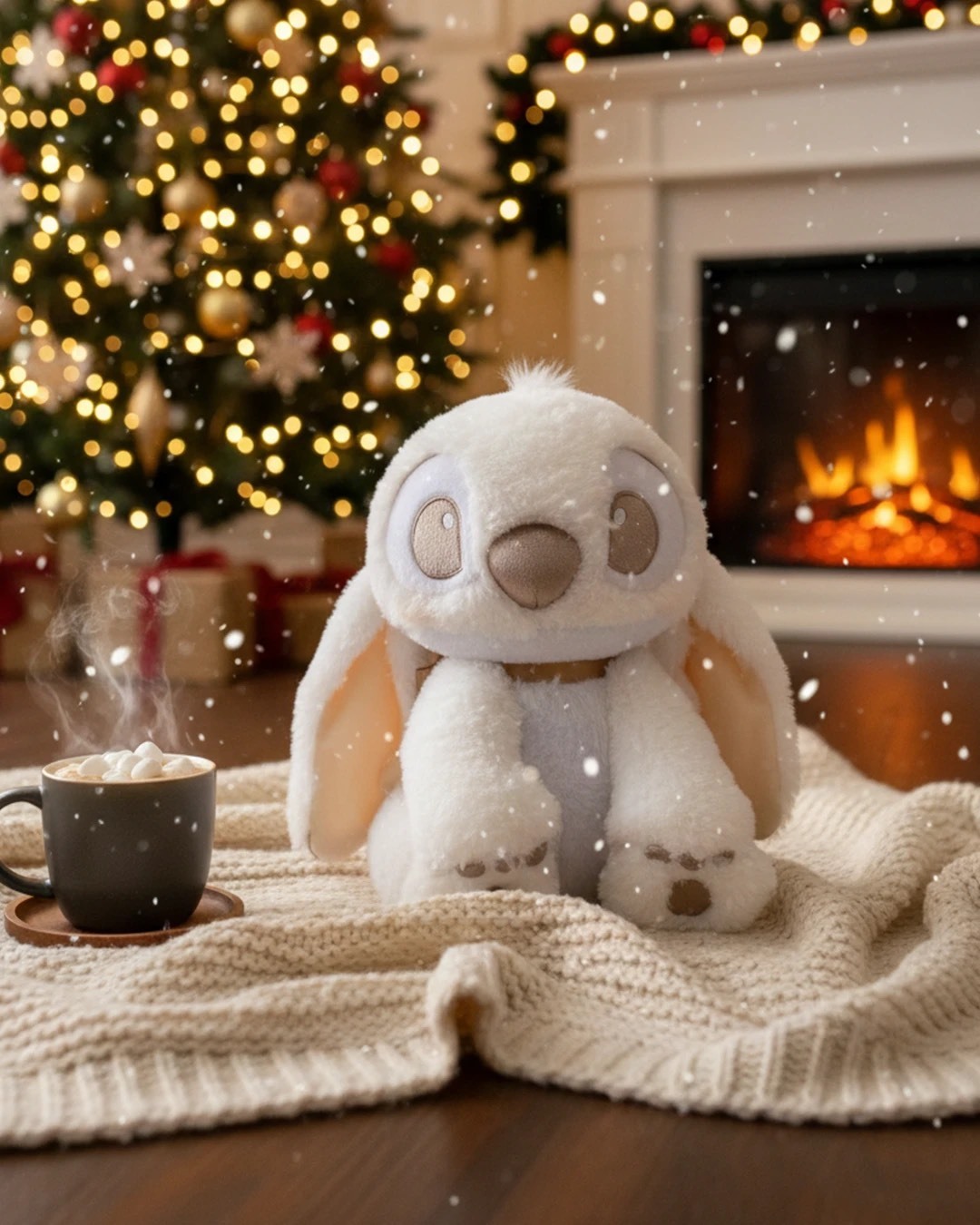 <超限量🎀>Disney Japan 東京迪士尼 冬日 雪白 史迪奇 32cm