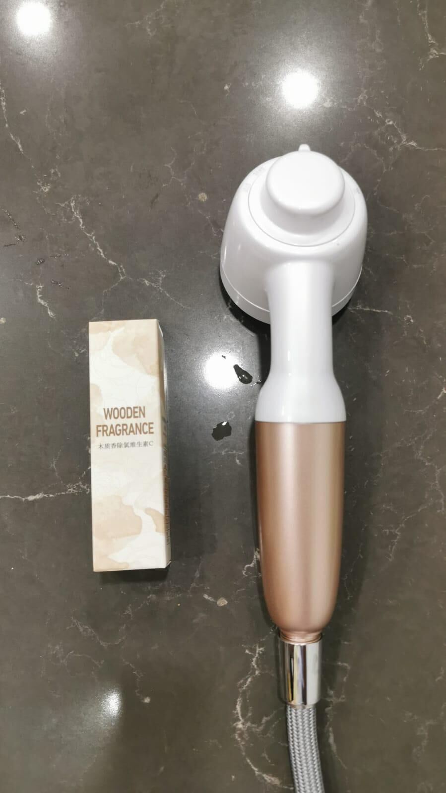 1 GOLD BEAUTY SHOWERHEAD SET