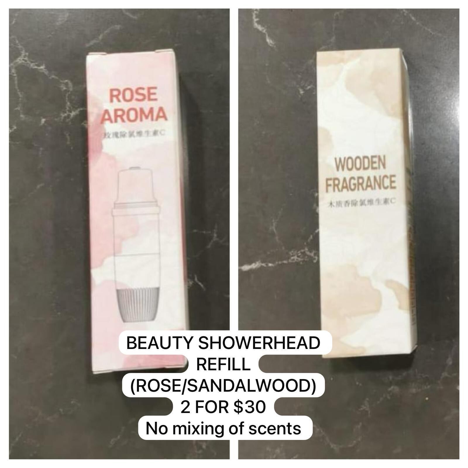 2 BEAUTY SHOWERHEAD REFILL - ROSE
