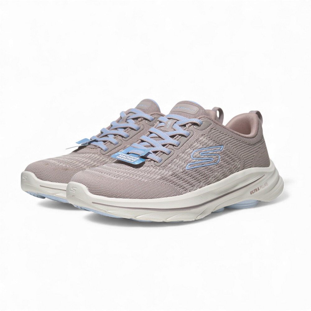 SKECHERS 休閒鞋 GO WALK 8 粉灰藍 寬楦 瞬穿 健走鞋 女 125920TPBL