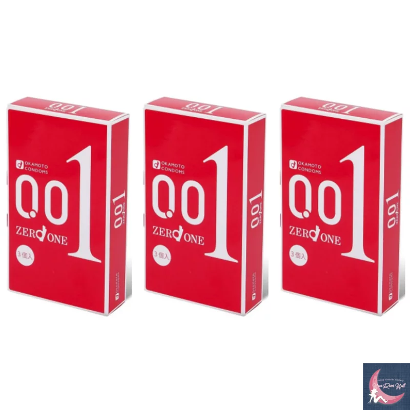 [優惠套裝] 岡本 0.01 (日本版) 3 片裝 PU 安全套 x 3盒