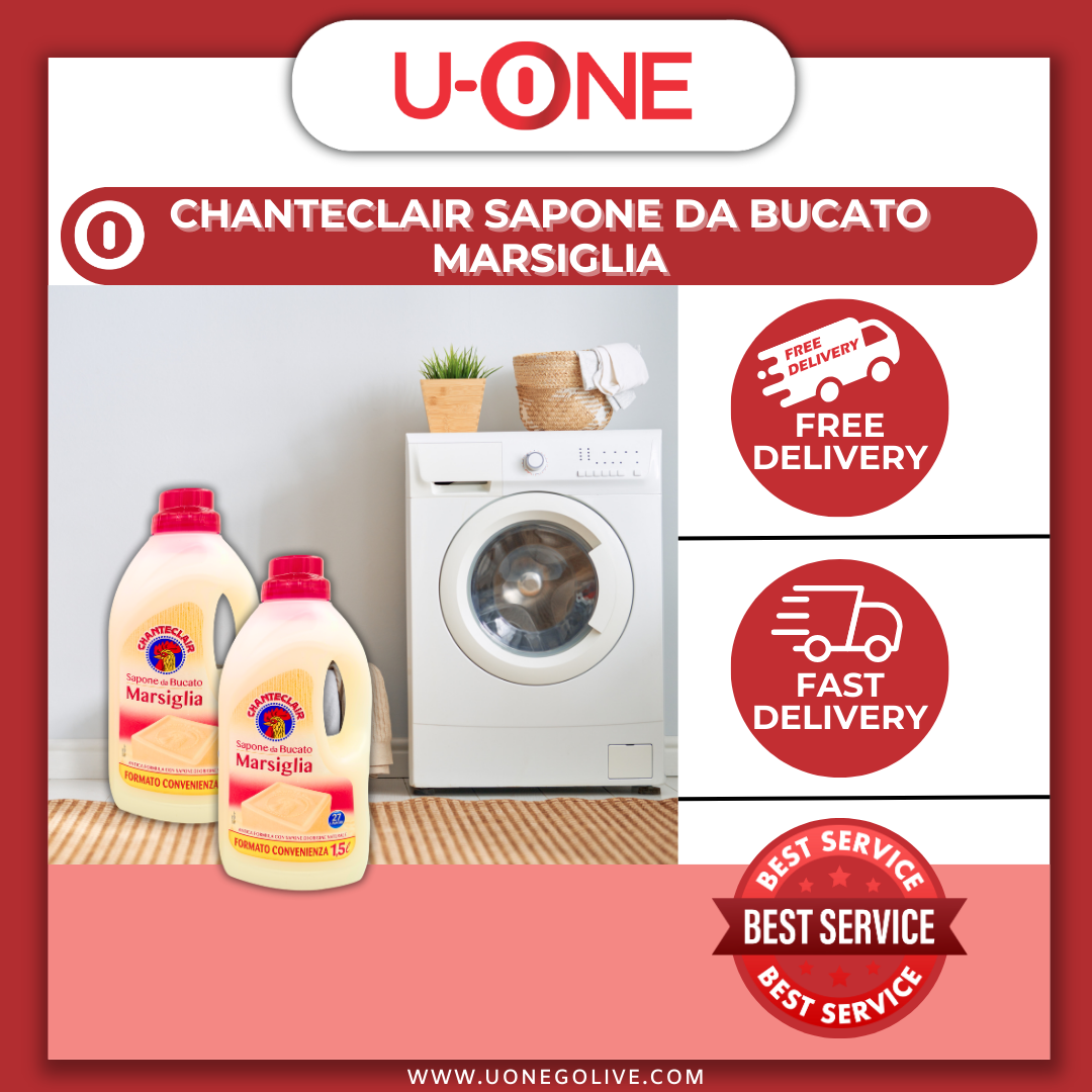 U-ONE | China | Cleaning Series | Chanteclair | Sapone da Bucato Marsiglia | 1.5L