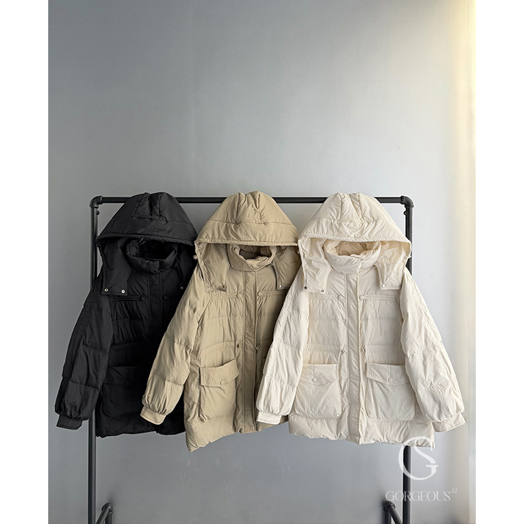 X10 「90%500g鴨絨長版外套」