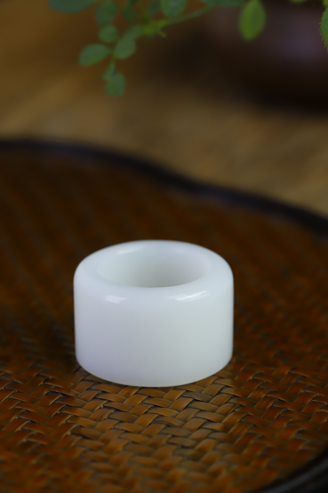 126157 和田玉羊脂玉扳指 (內徑 22mm)