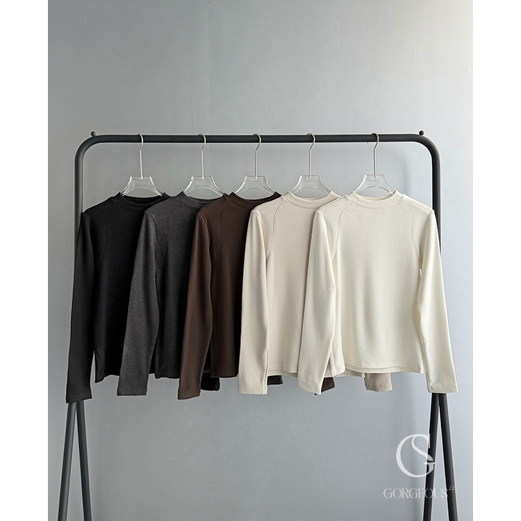 X03 「(女)天絲羊毛半高領發熱衣」