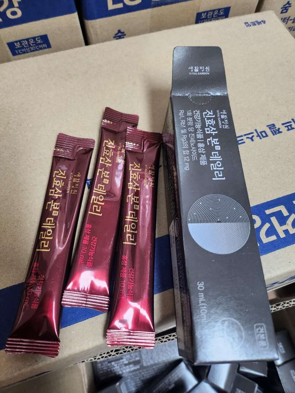 【直播】LL121504 LG Whoo Vital Garden 珍孝紅蔘原液 (1套30條)