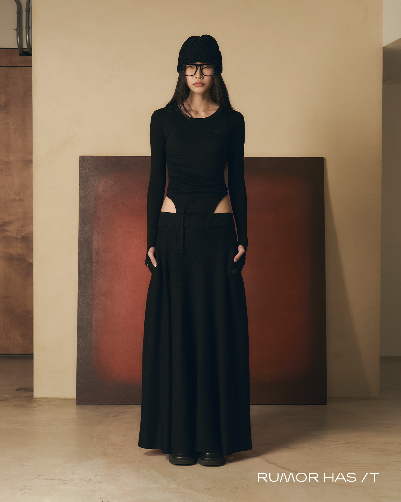 Ruched Split Bodysuit