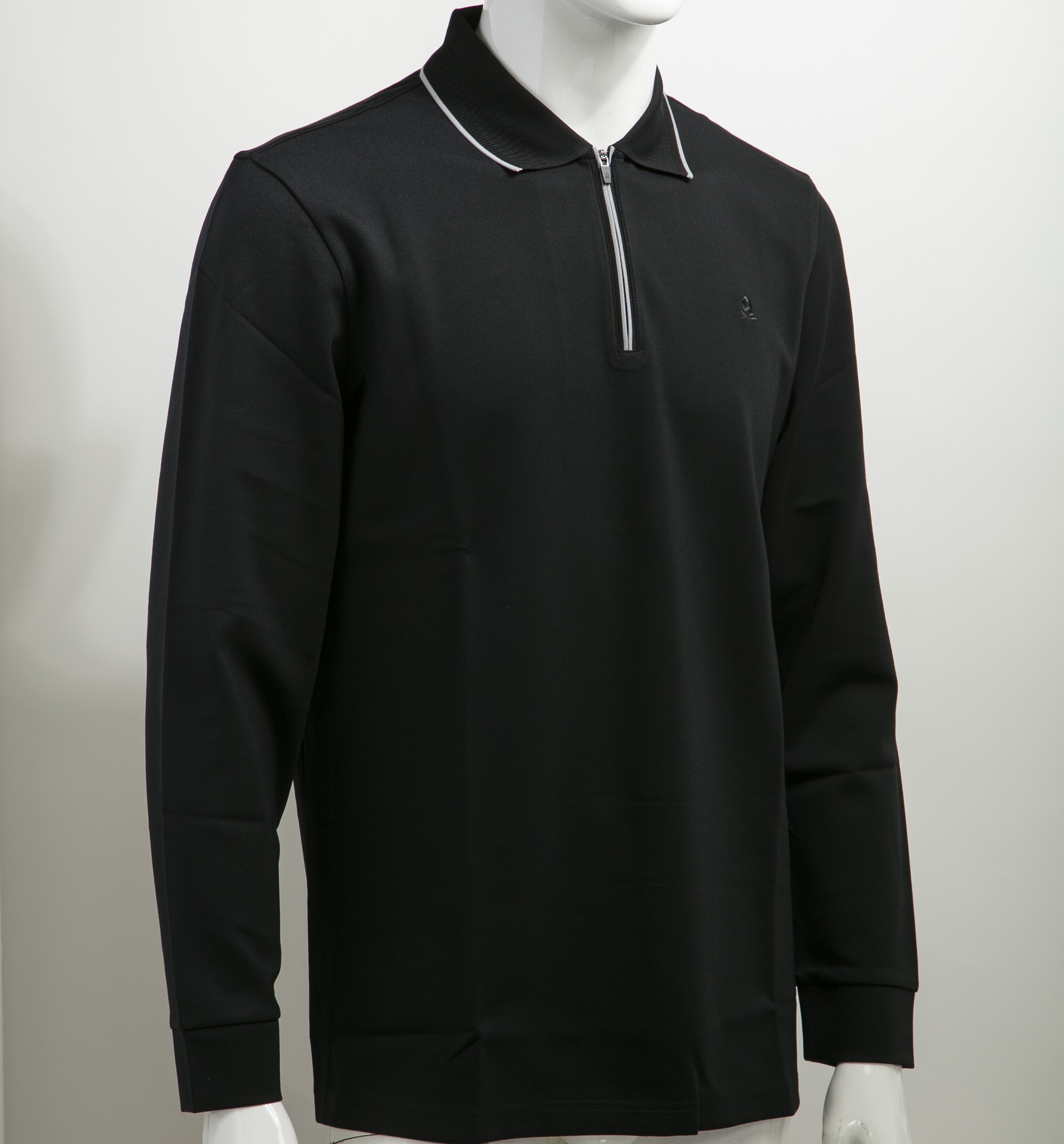 Montagut - 男裝淨色拉鏈Polo上衣 常規版型 2531439KT42