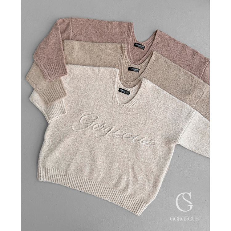 X12 「羊絨棉花糖gorgeous.毛衣(長版)」