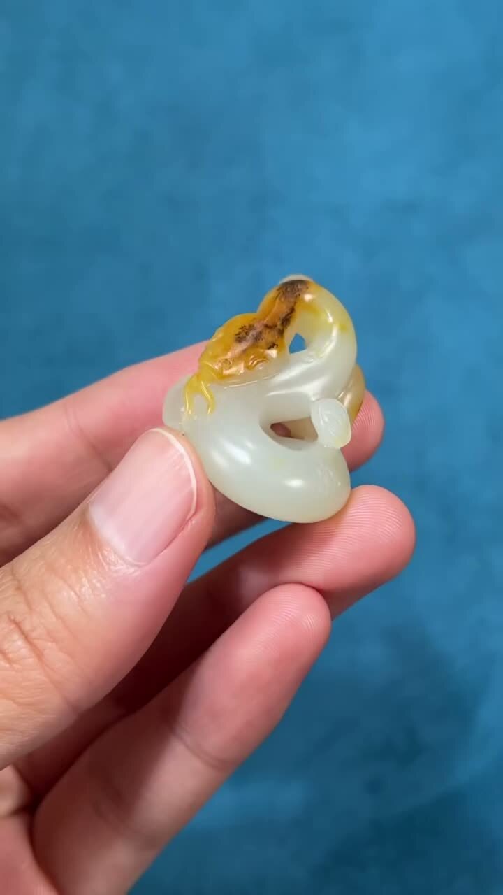 和田玉籽料腰纏萬貫,天然和田玉軟玉