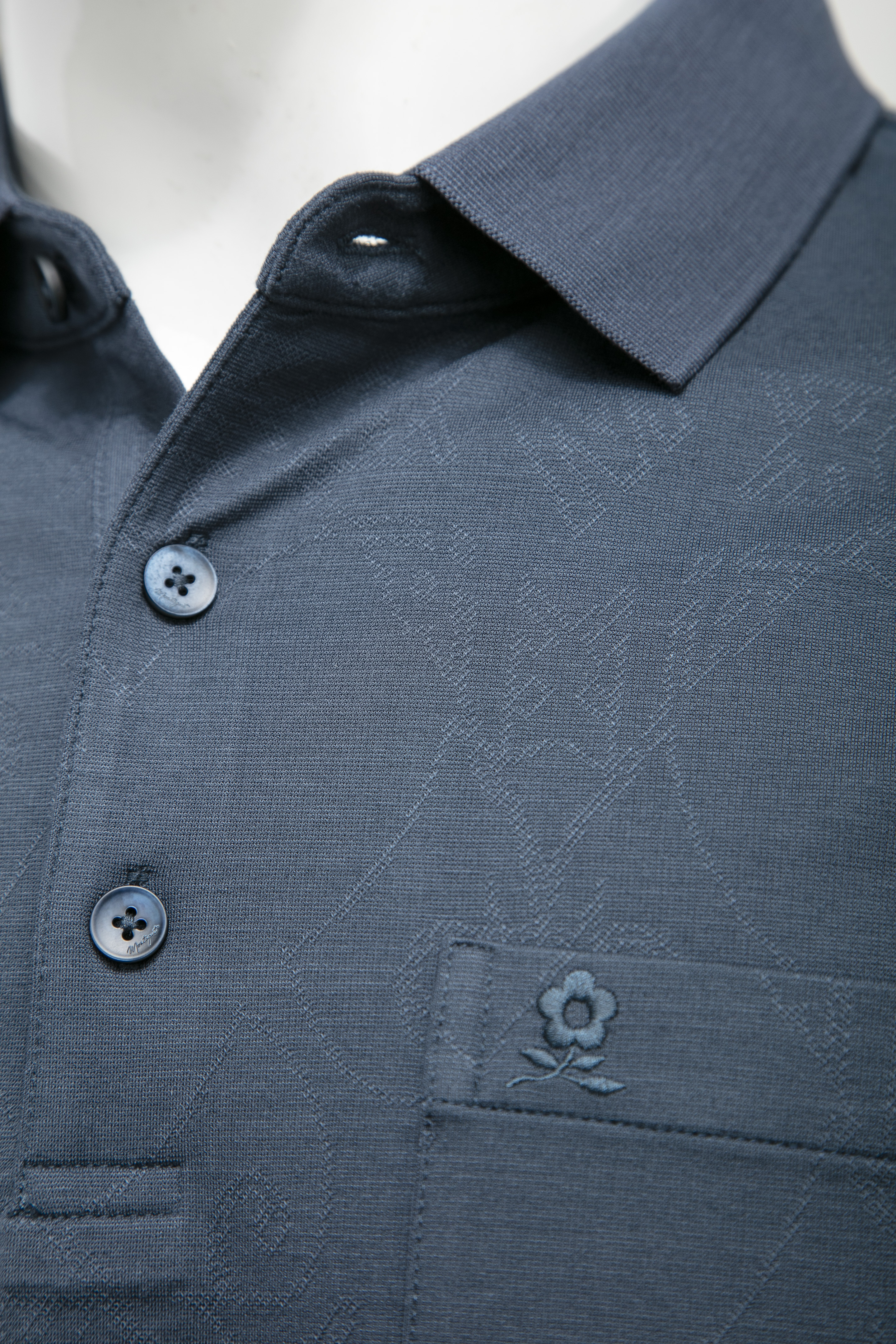 Montagut - 男裝經典Logo印花胸口袋Polo上衣 2531809KT41