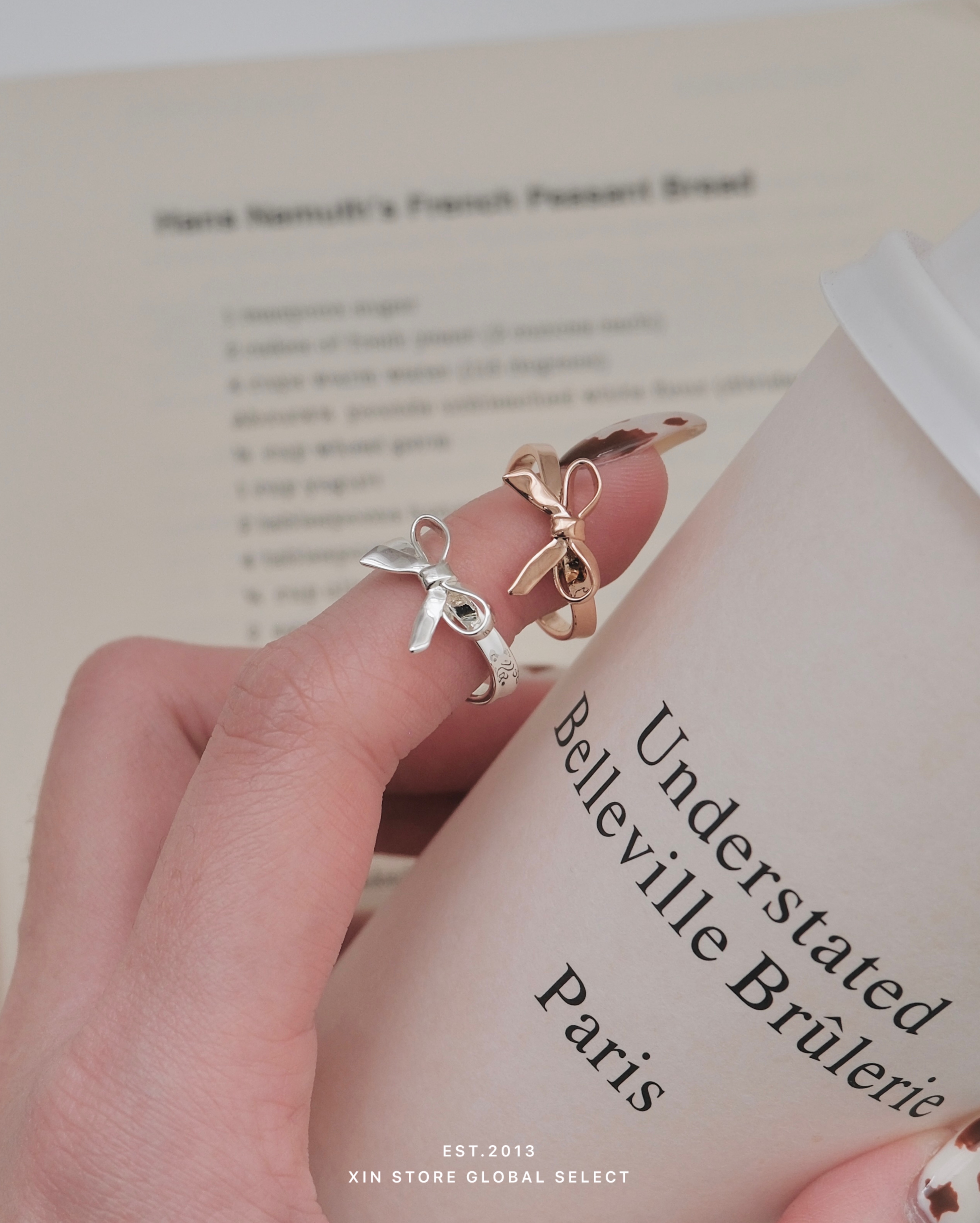 <浪漫的結>Charles ＆ Keith 小CK 蝴蝶結 戒指 2色