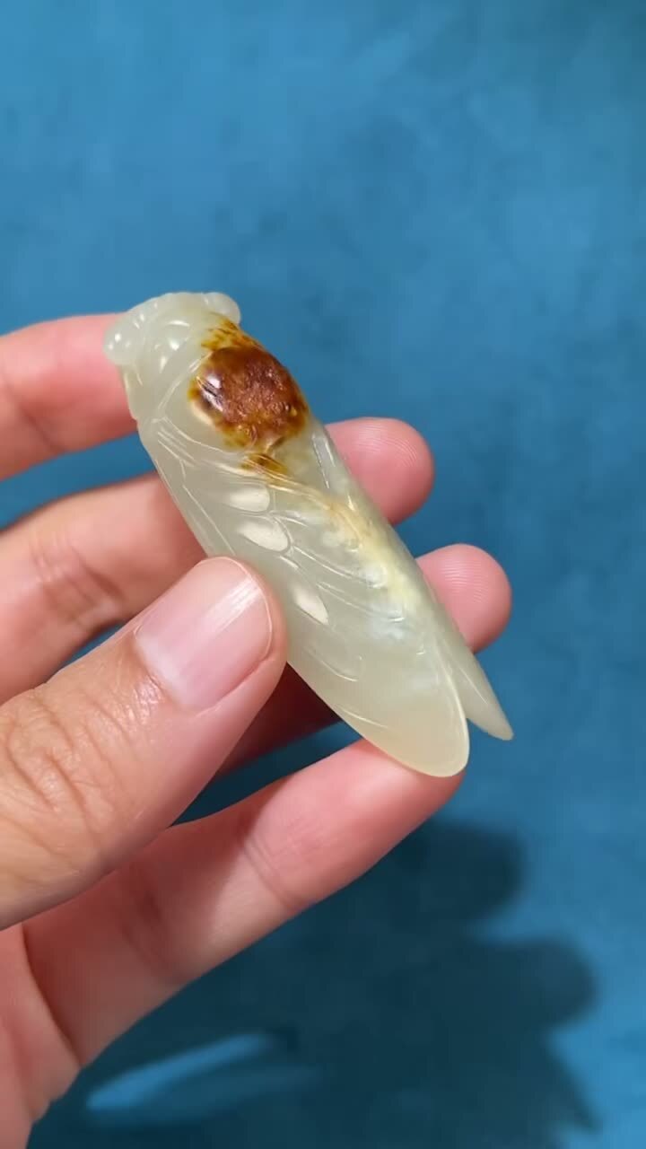 126238 和田玉籽料居高聲遠