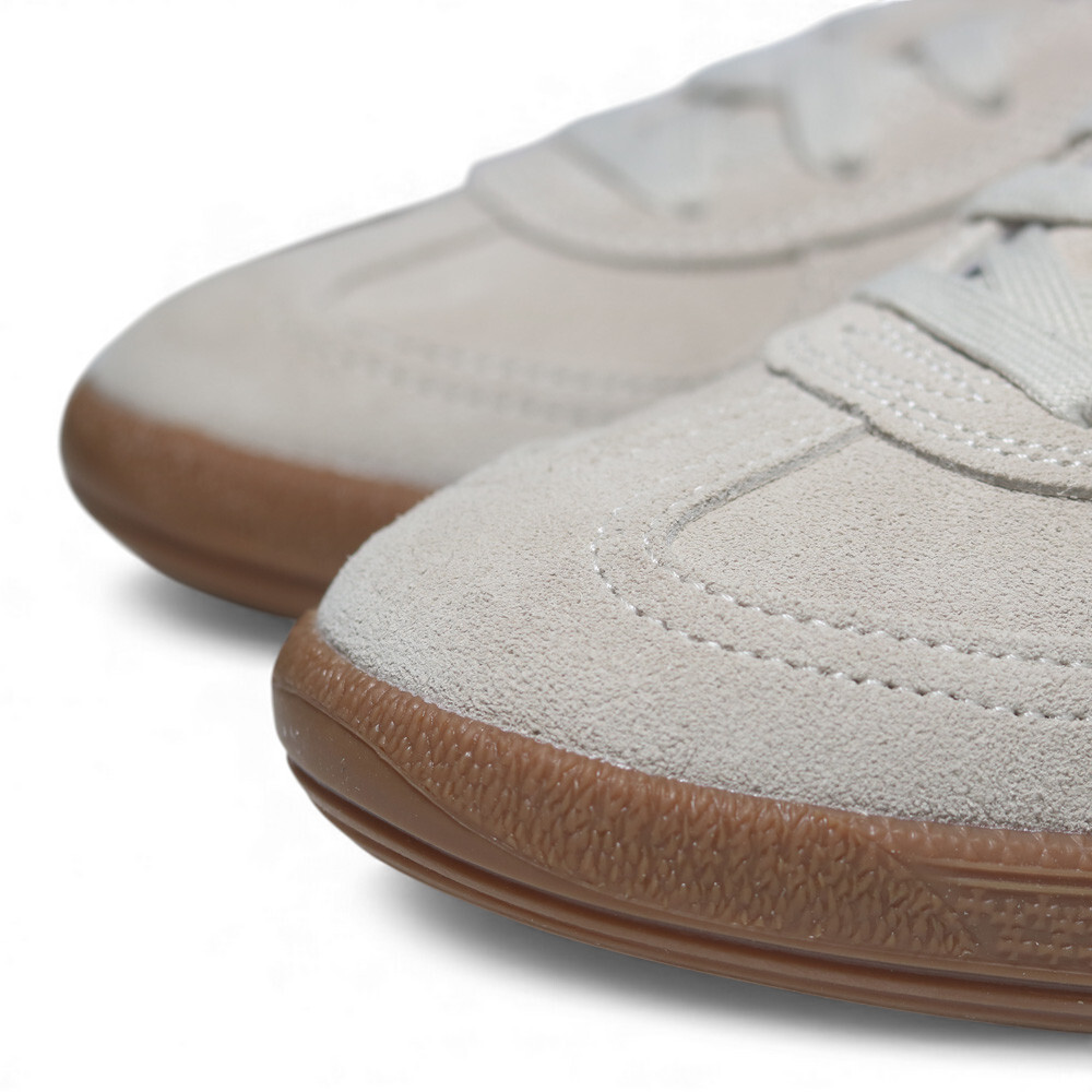 PUMA 休閒鞋 PALERMO PREMIUM 奶茶金 麂皮 焦底 復古 女 40402101