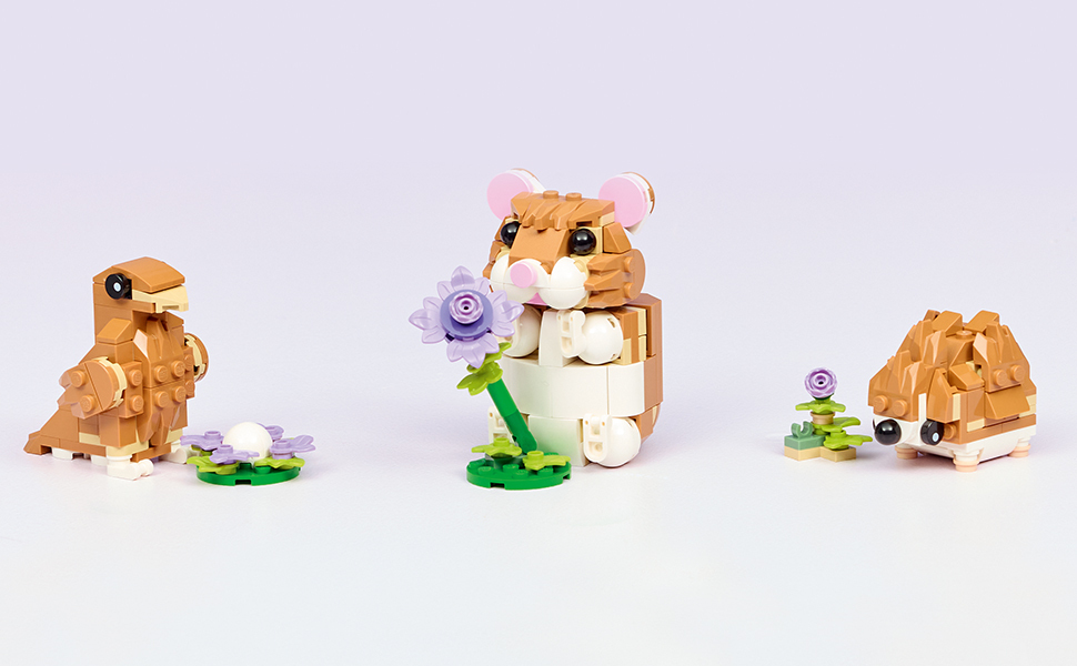 31376 可愛倉鼠和花朵