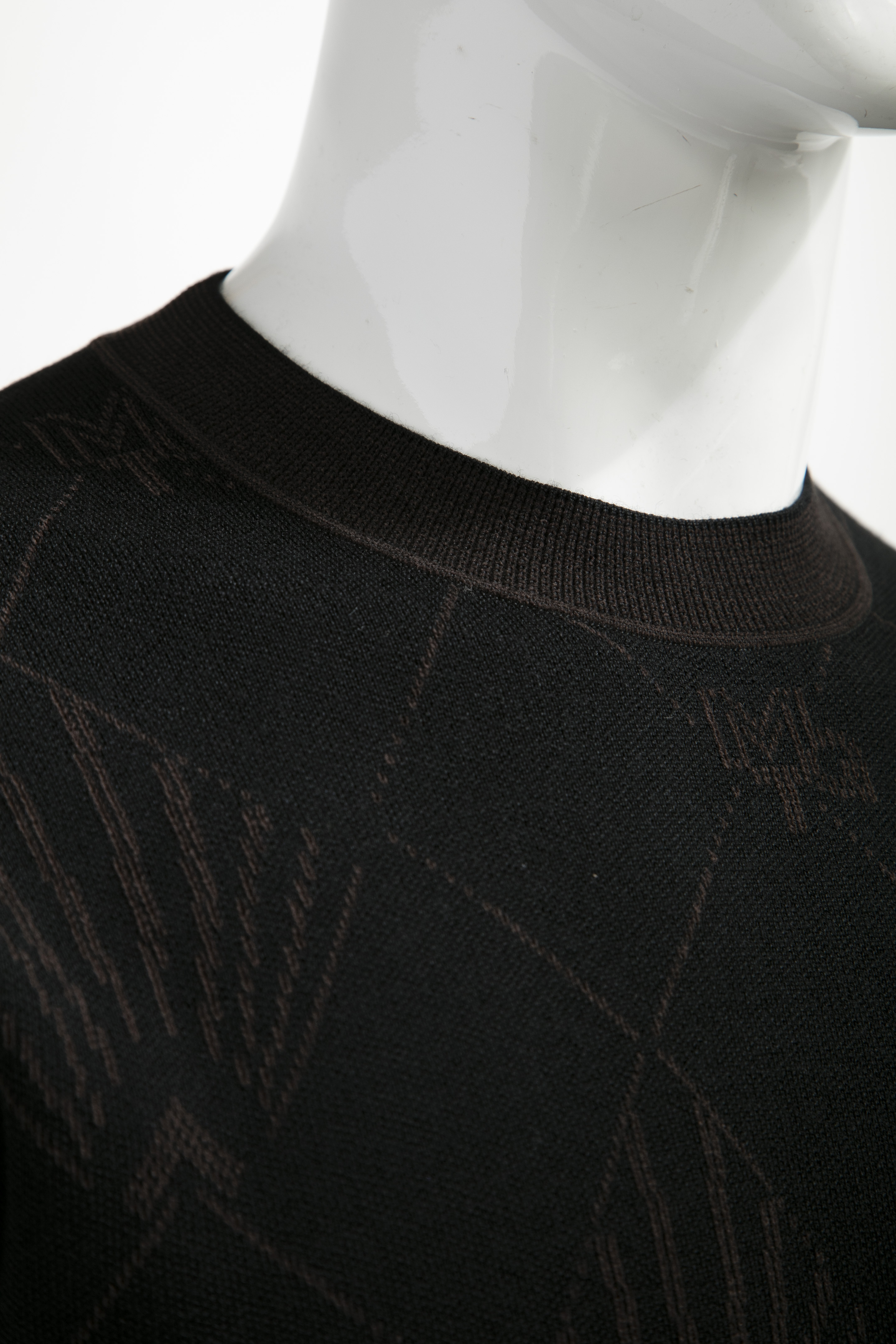 Montagut - 男裝經典Logo提花羊毛上衣 修身版型 2540159SW61