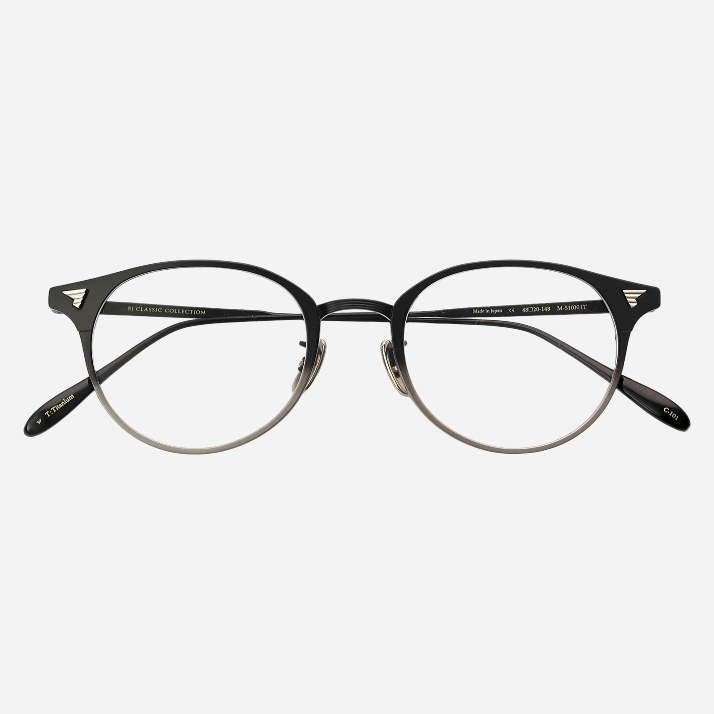 BJ Classic M-510N IT M-510N S IT 小臉復古純鈦圓框男女眼鏡