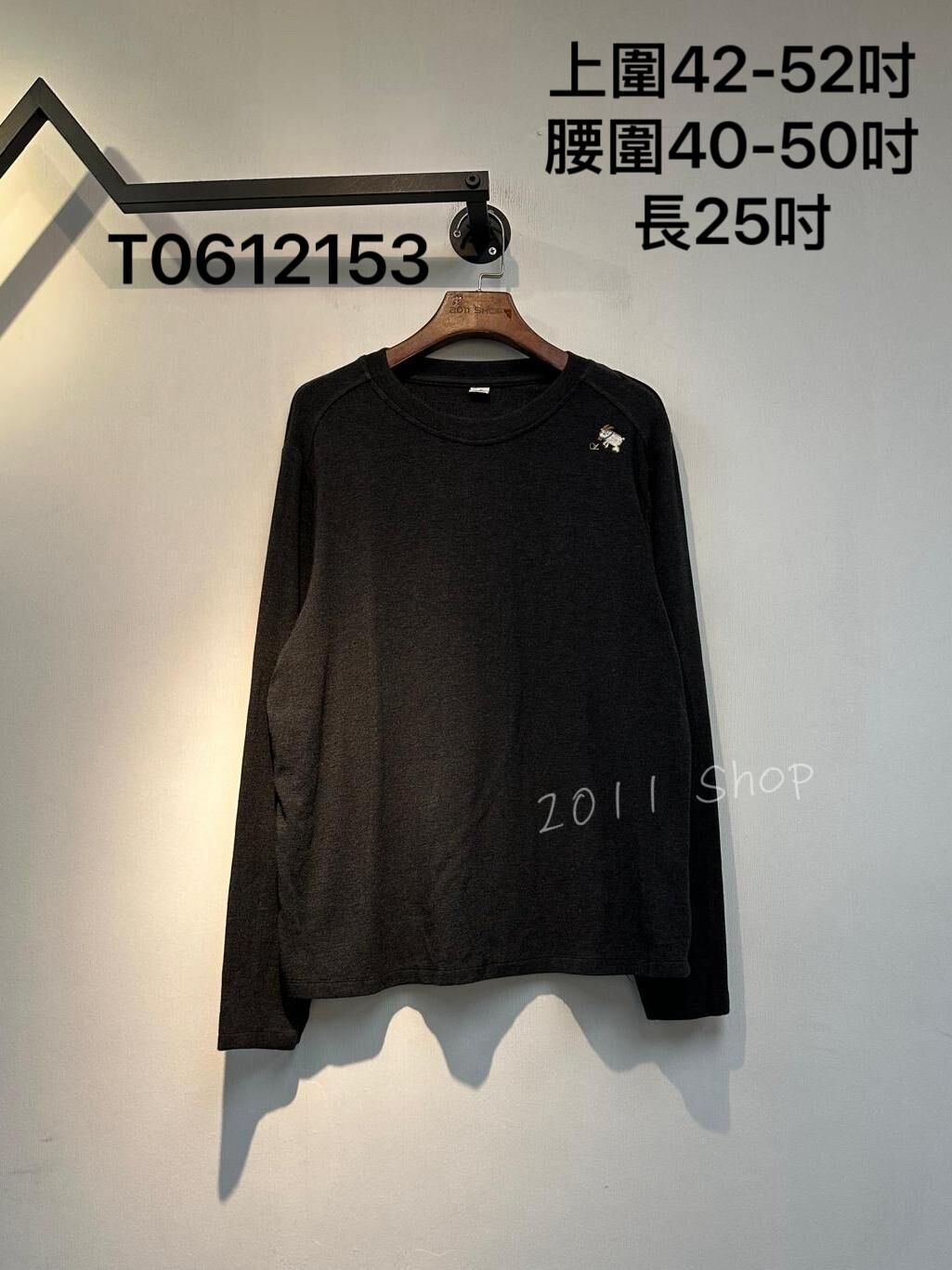 *不設優惠* 出口日本超級舒服小羊刺繡TOP  上圍42-52吋 腰圍40-50吋 長25吋  T0612153