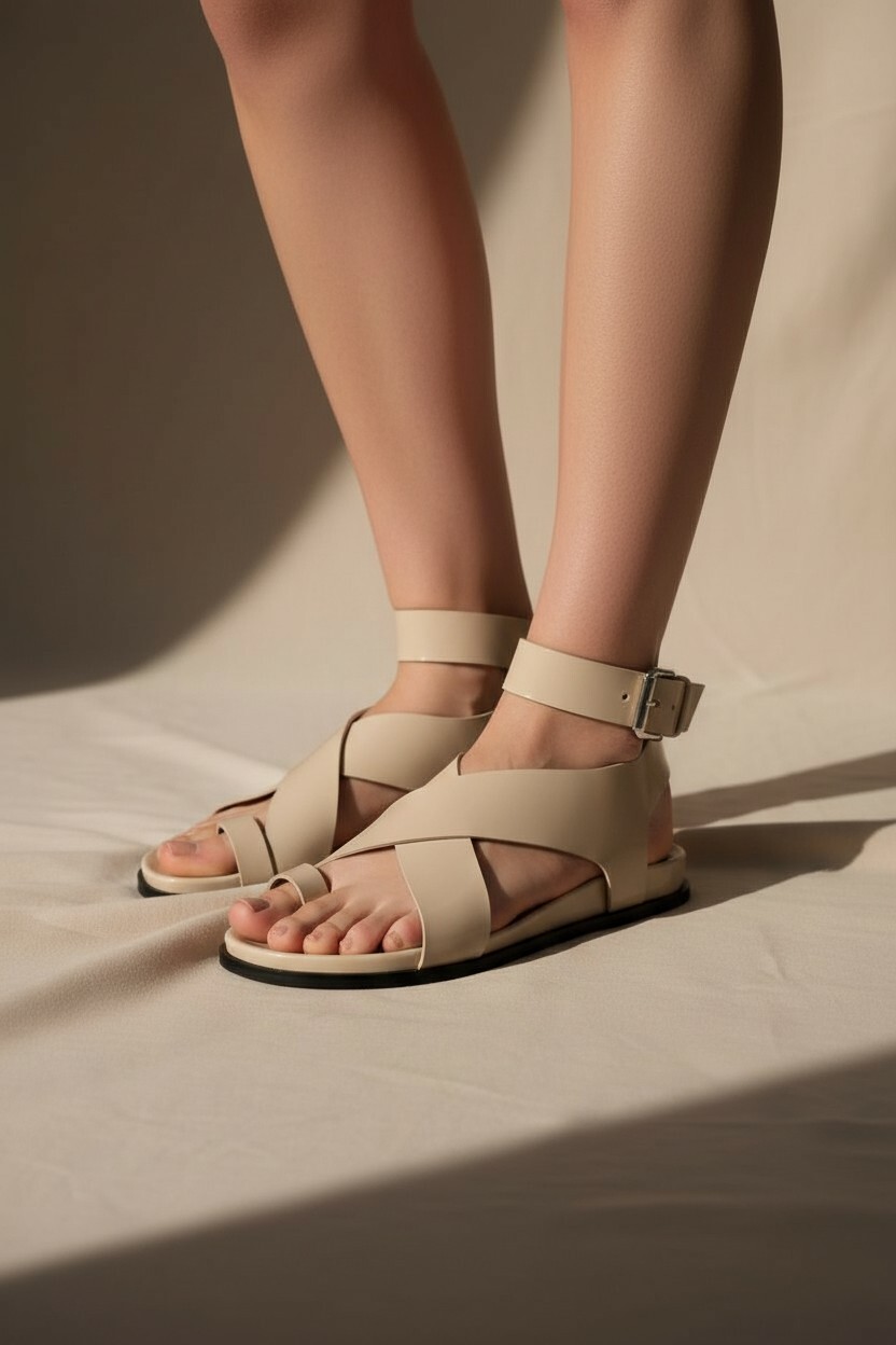 Hvar 交叉魚口勃肯鞋