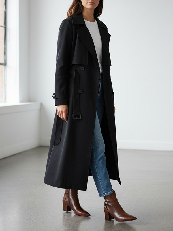 SANTONI 繫帶粗跟踝靴