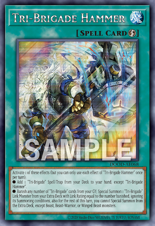 DOOD-AE068 (R/SER)Tri-Brigade Hammer(鐵獸的擊鐵)