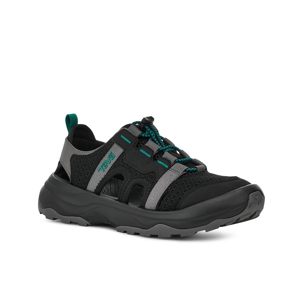 TEVA 涼鞋 OUTFLOW 全黑 水陸 運動 護趾涼鞋 女 TV1134364BCKG