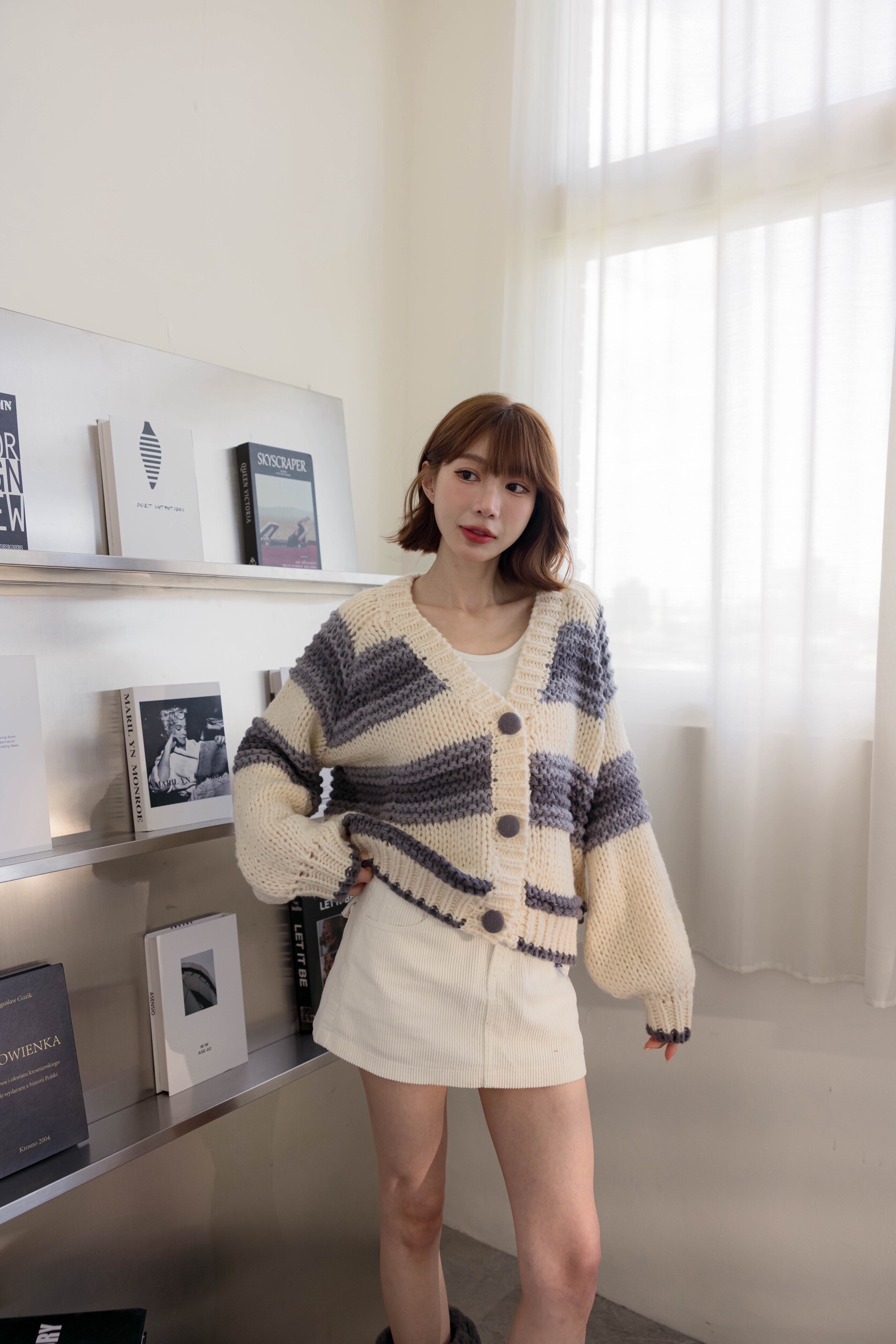 （現貨）#AG10 本次必買燈芯絨短褲裙(卡其/咖啡/白)