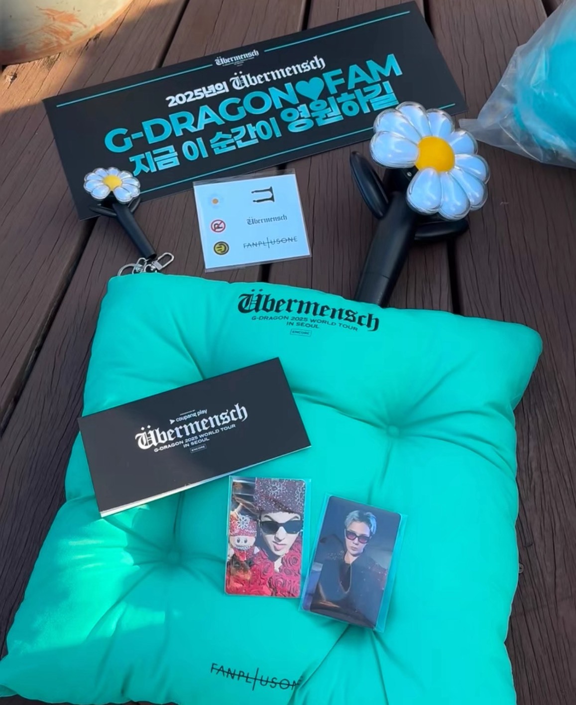 【Luxury】韓國最終場 2025 Übermensch演唱會 VIP會員禮 權志龍 GD G-DRAGON 坐墊 綠色坐墊 限量販售 ubermensch 權三歲 818