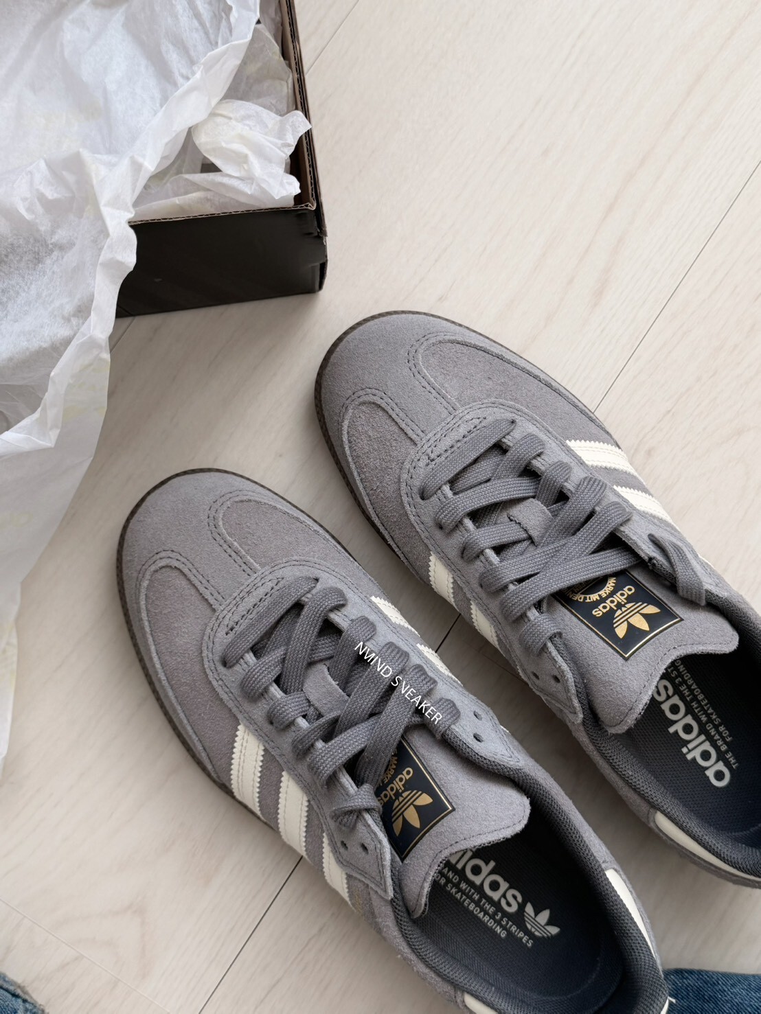 <快速出貨> ADIDAS SAMBA ADV 復古霧灰