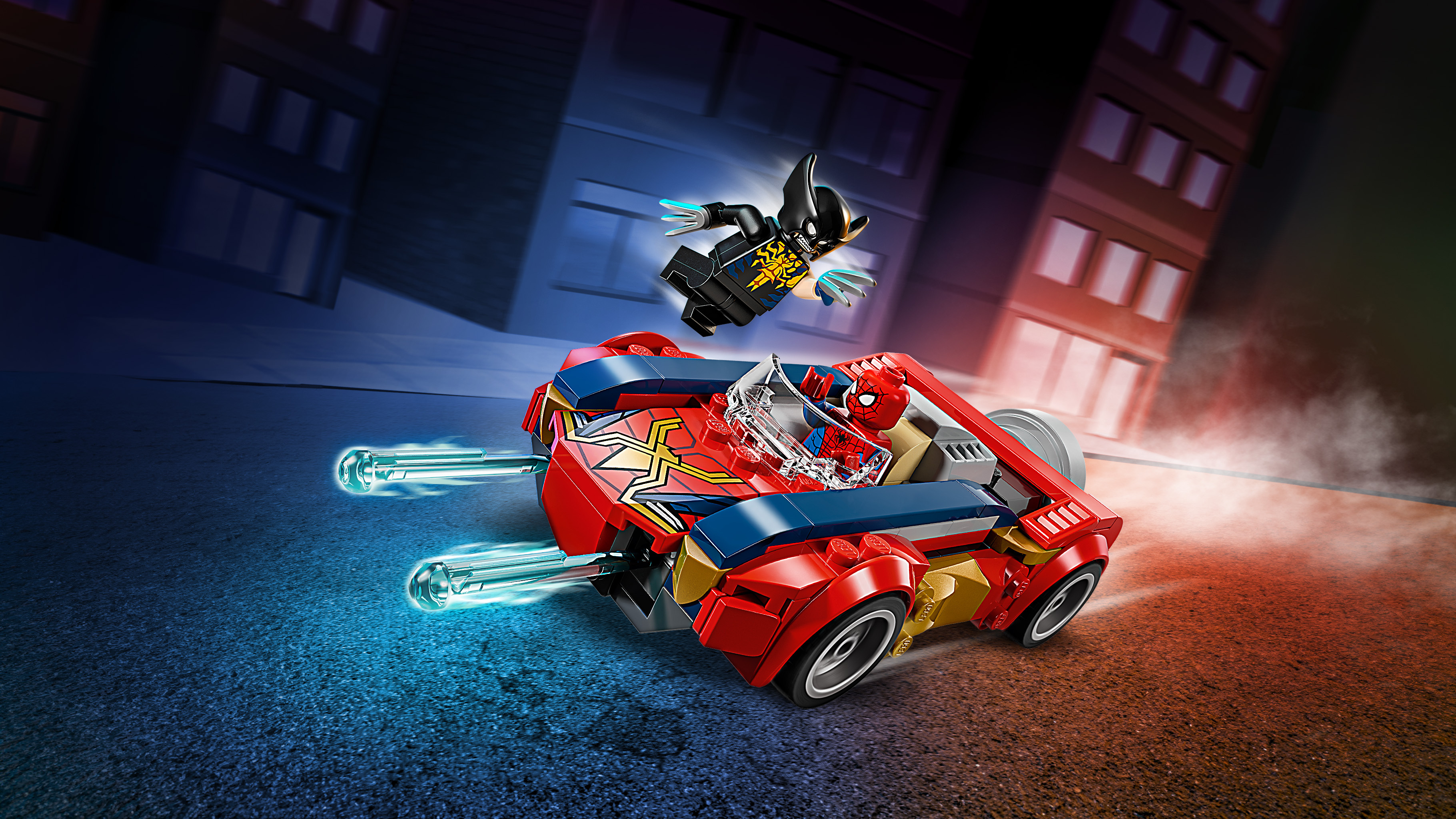 76336 蜘蛛人汽車大戰猛毒化金鋼狼Super Heroes