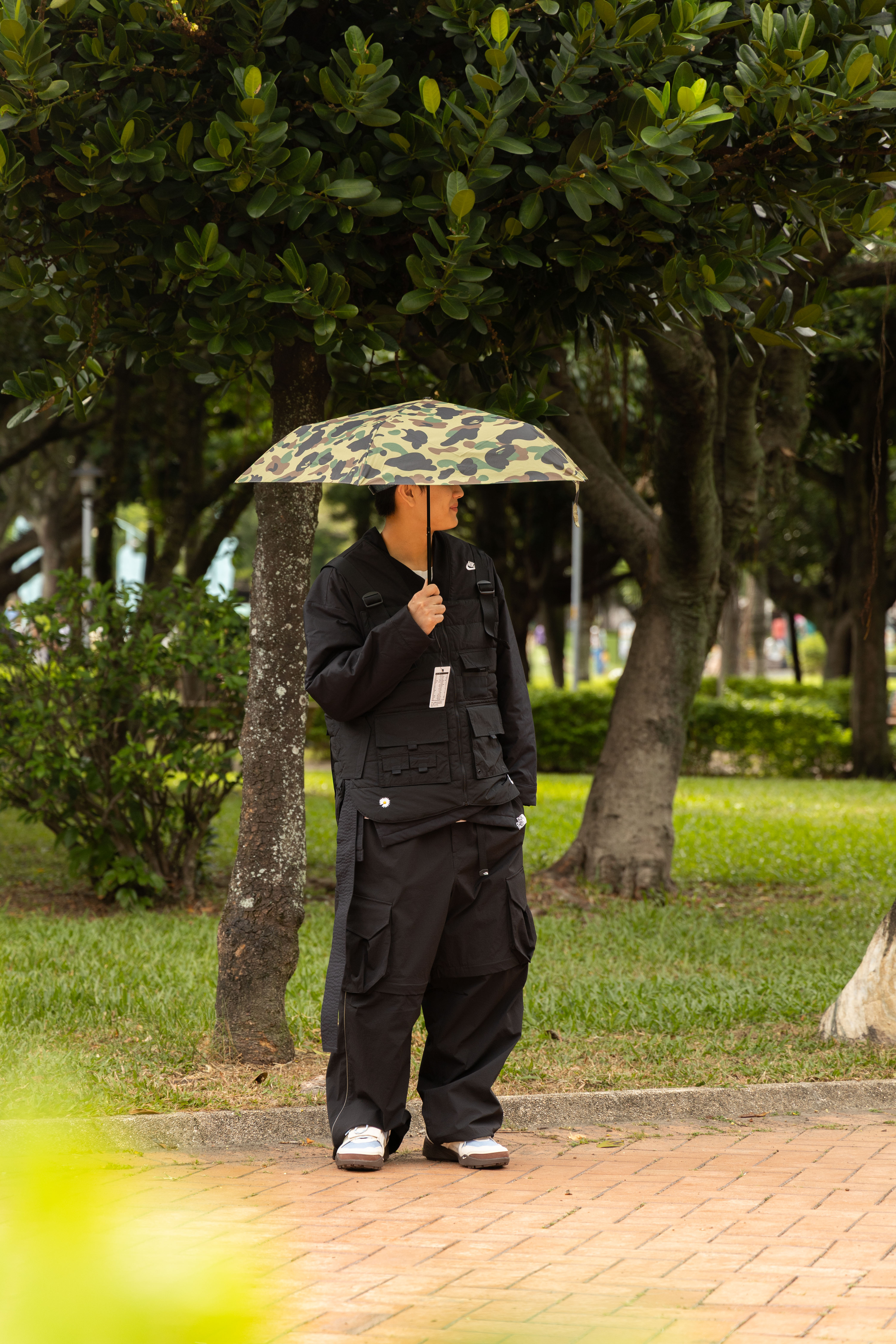 -(C013)-A BATHING APE BAPE UMBRELLA 迷彩 雨傘-001NVL70130M