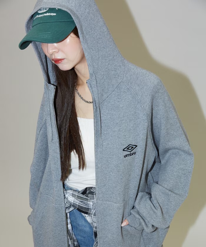 "代購Dec" UMBRO KNIT FULL-ZIP HOODIE 針織連帽外套