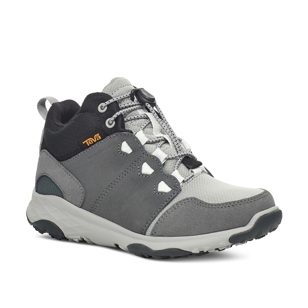 TEVA 童鞋 CANYONVIEW MID RP 黑灰 鞋扣 登山鞋 中大童 TV1140050CNLM