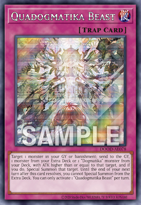 DOOD-AE078 (R/SER)Quadogmatika Beast(凶導的聖獸)