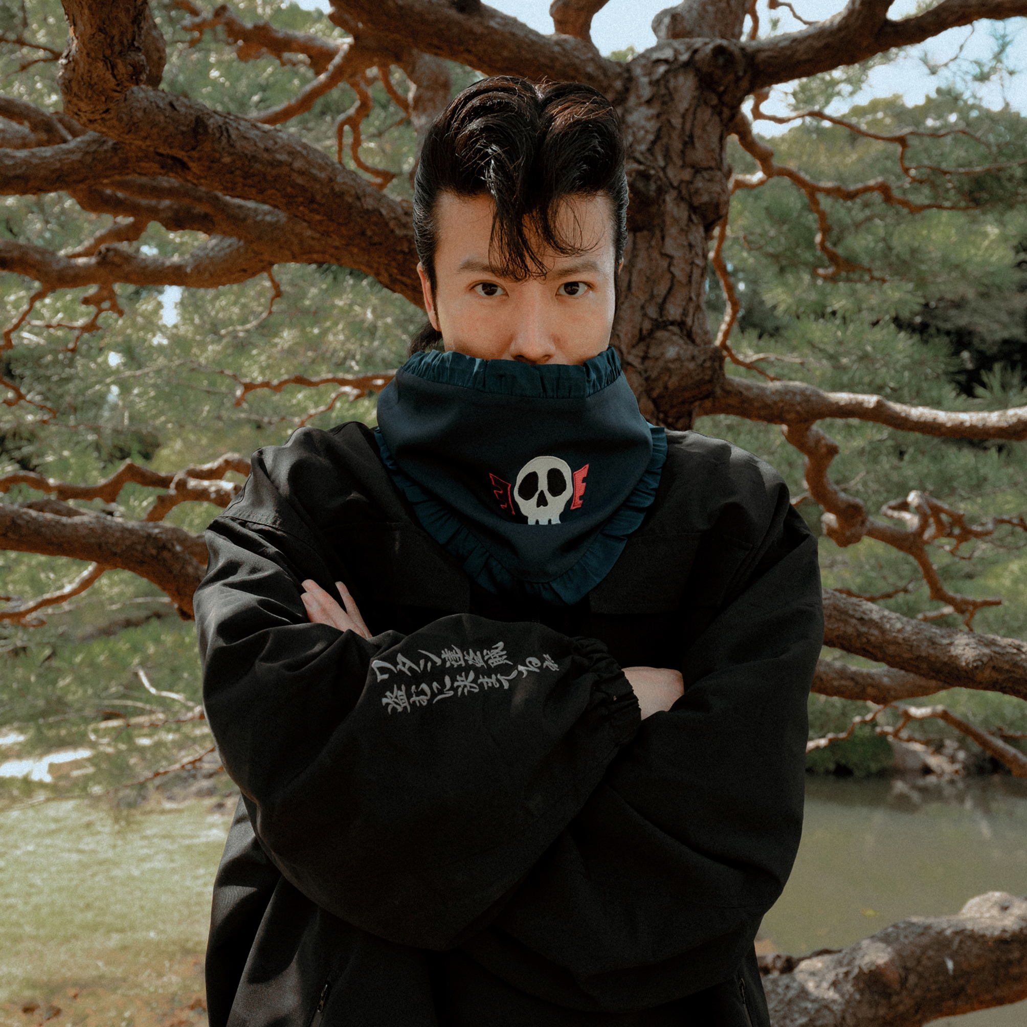 フェイタン スタンドカラー防風ジャケット