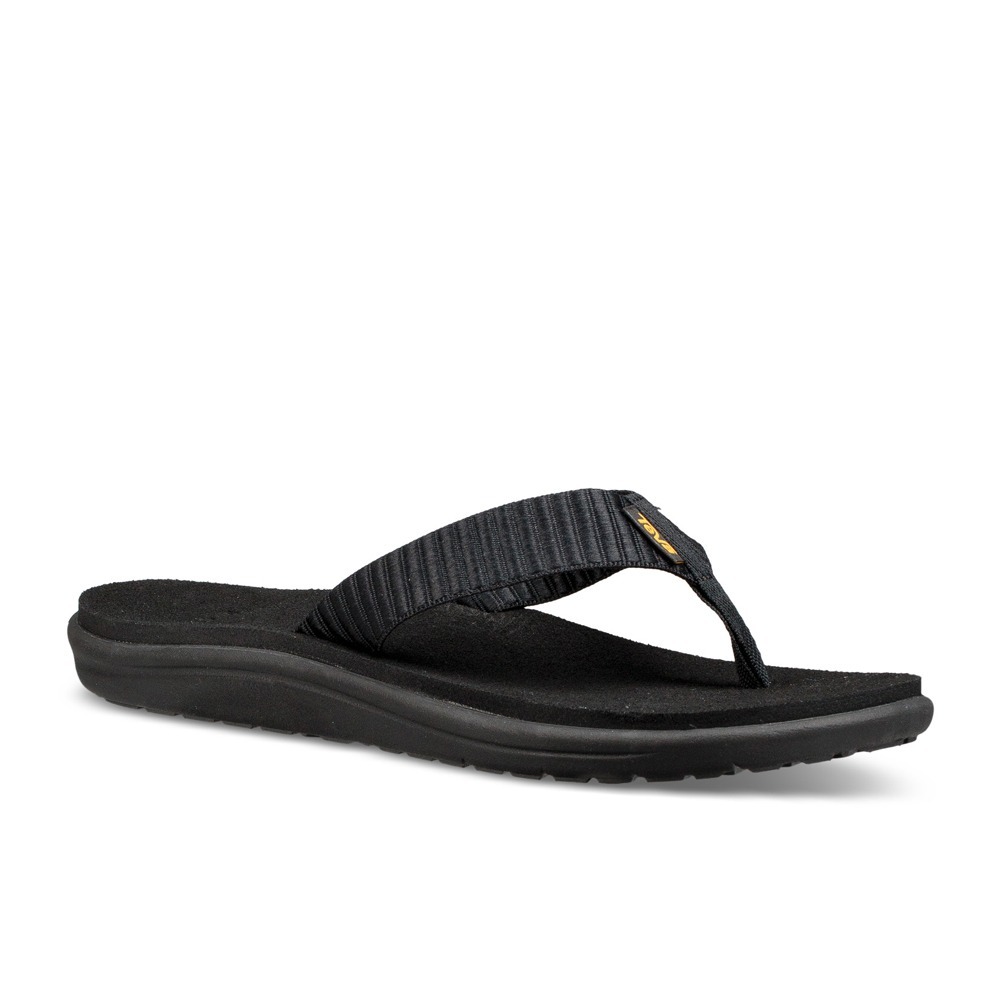 TEVA 拖鞋 VOYA FLIP 全黑 編織 夾腳拖 女 TV1019040BSBL