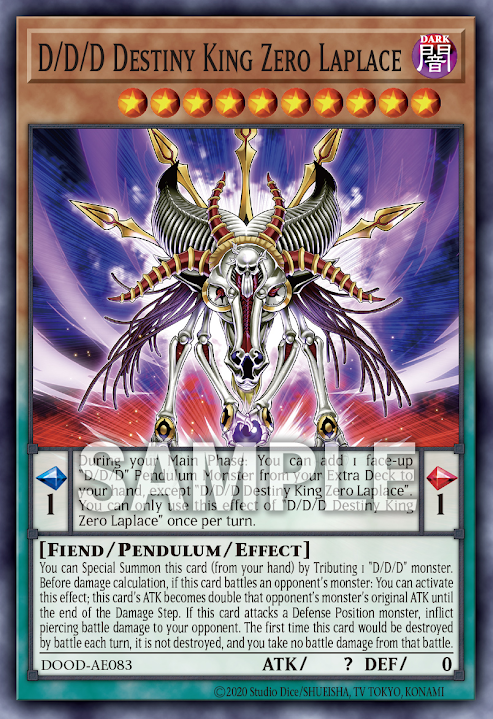 DOOD-AE083 D/D/D Destiny King Zero Laplace(DDD運命王 零拉普拉斯)