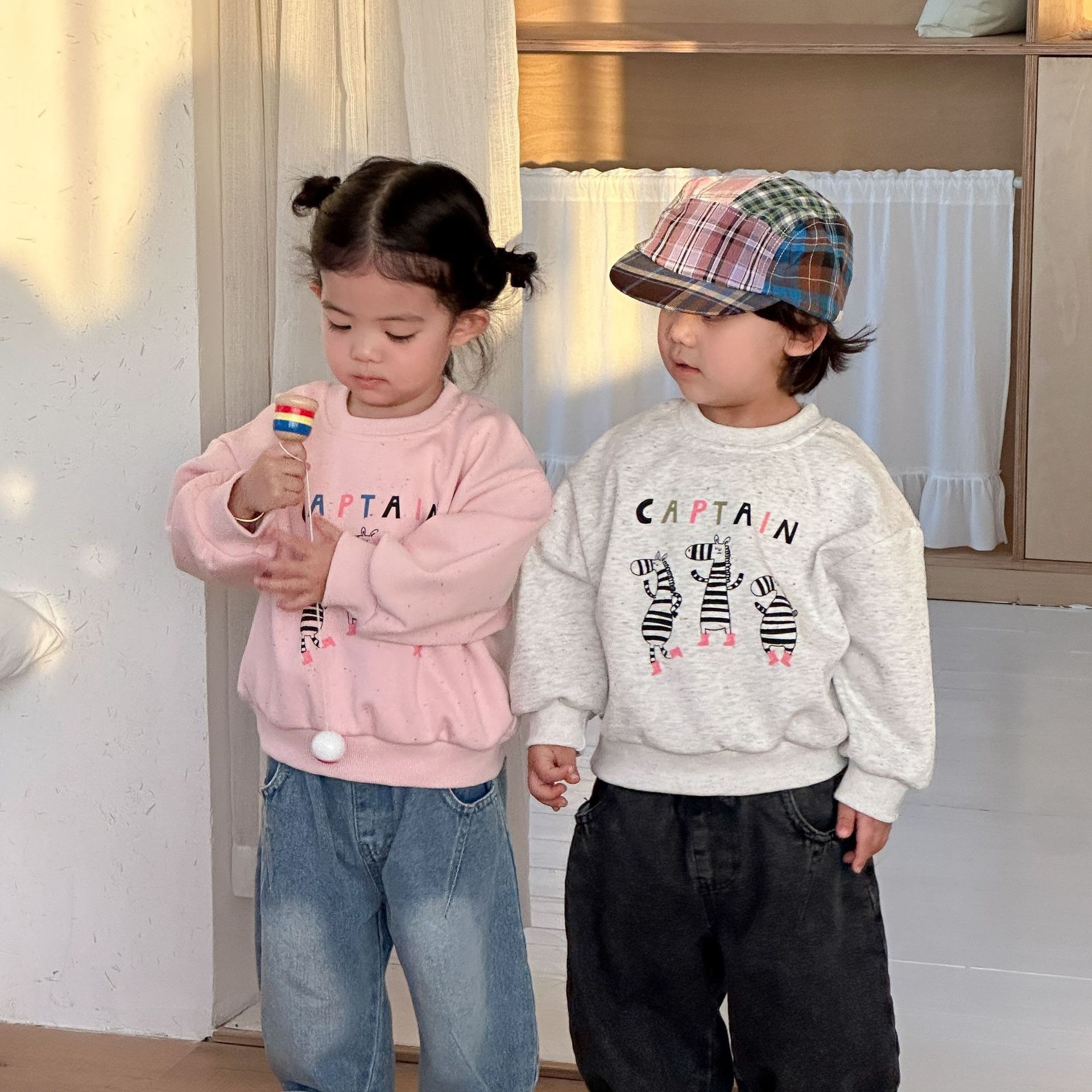 兄弟姐妹一起穿_跳舞斑馬上衣