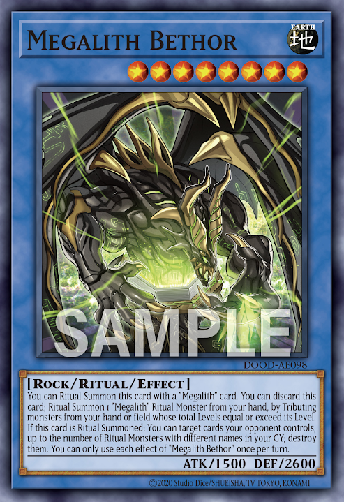 DOOD-AE098 Megalith Bethor(巨石像 木星天使)