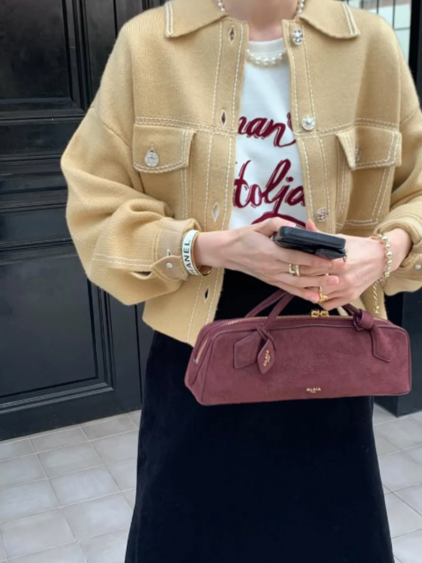 Olya Soft Text Tee [ 2 colors / Free ]