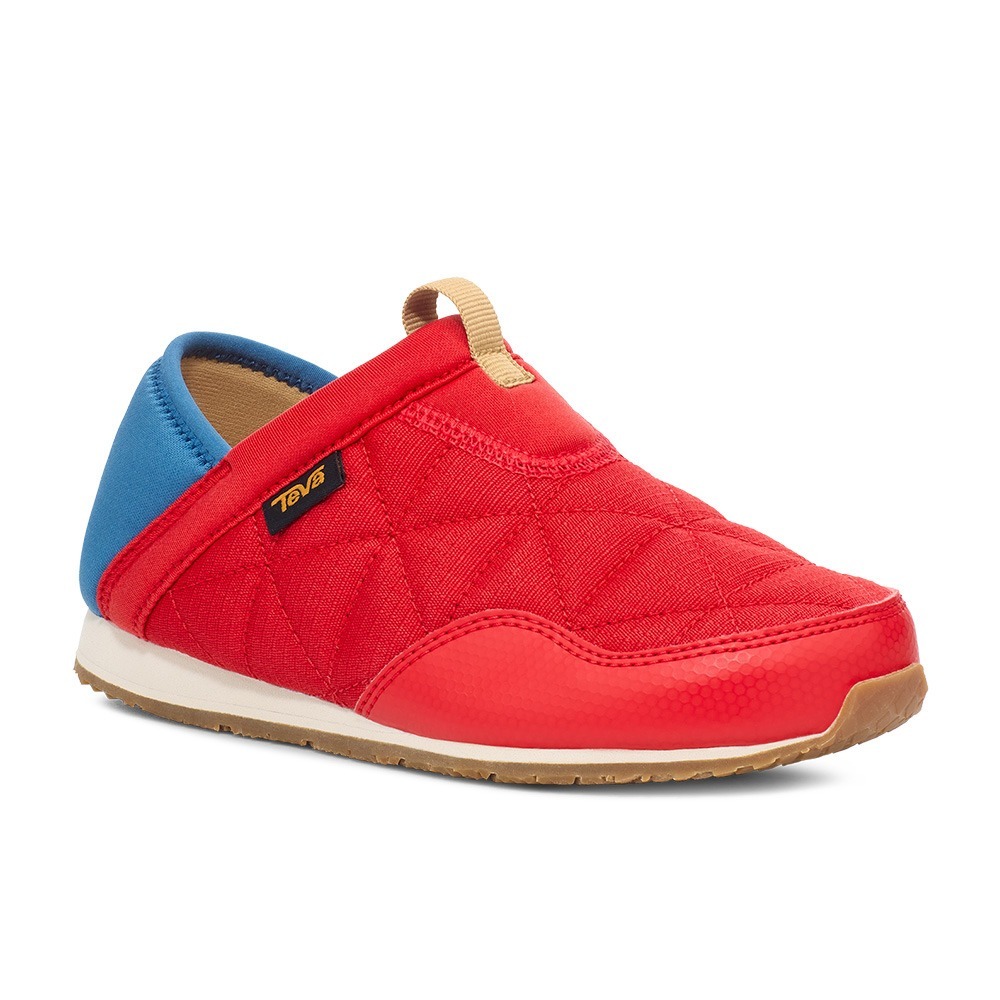 TEVA 童鞋 REEMBER 紅藍色 防潑水 麵包鞋 懶人鞋 大童 女 TV1135290YARM