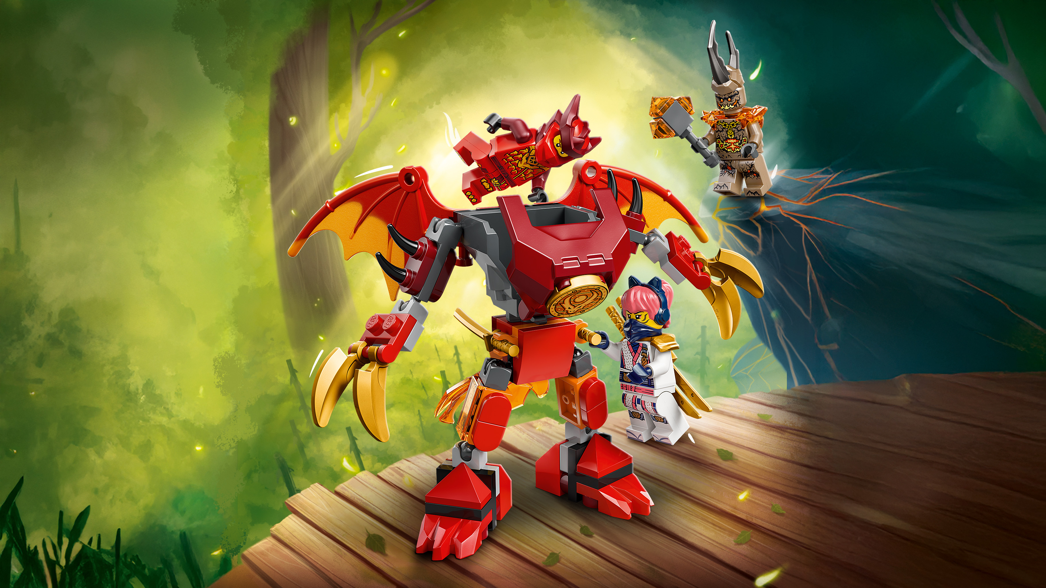 71851 赤地的猛龍機械人戰鬥組Ninjago