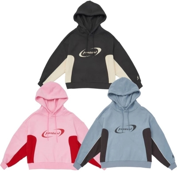 KANGOL 帽T 撞色 深灰 淺藍 粉 連帽 長袖 女 6452105110 6452105182 6452105141