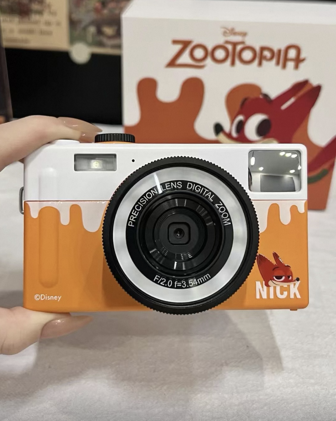 <正版授權>迪士尼 史迪奇 尼克 茱蒂 數位相機 復古濾鏡 補光燈 動物方城市