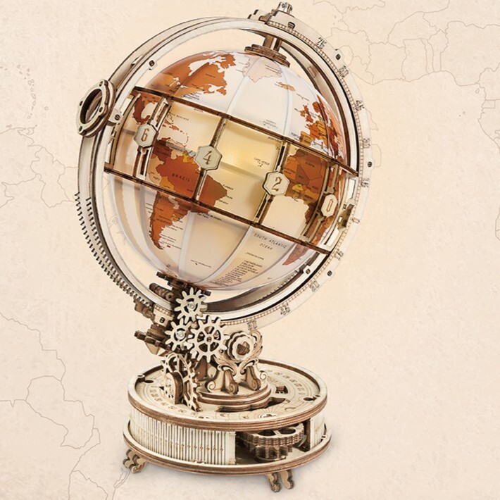 精品藝術博物館系列｜袖珍拼圖《發光地球儀》